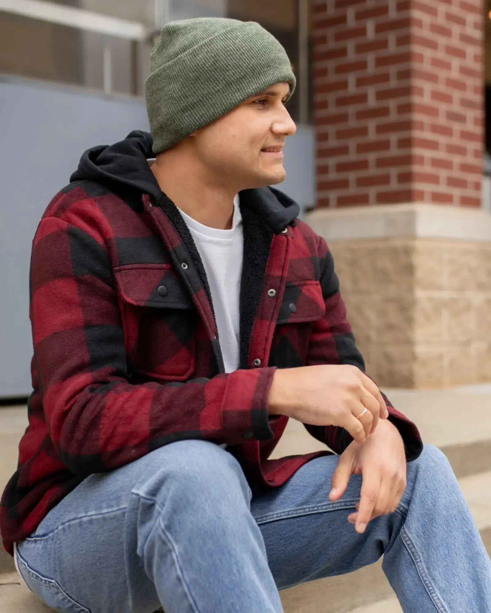 NEW HAAKWEAR H-Stitch Cuffed Beanie - Designed and Made in USA (Patented Design)-3