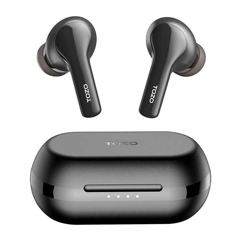 TOZO Agile Pods TWS Bluetooth fülhallgató fekete (Agile Pods Black)-0