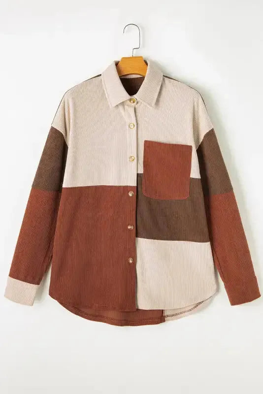 Autumn Hues Corduroy Shacket-3