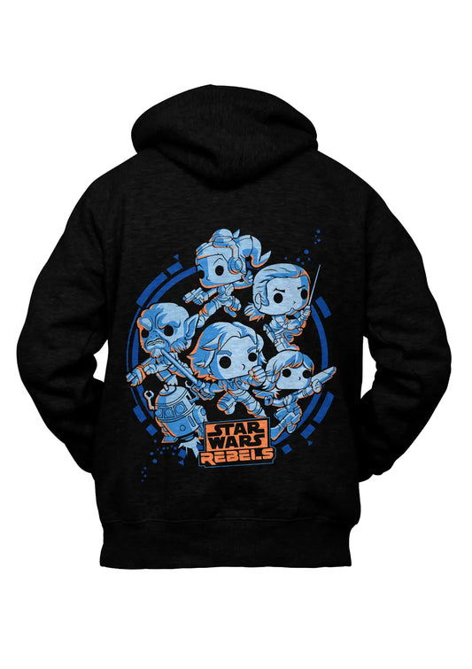 Felpa Con Cappuccio Star Wars Fans Film Cult Retro-0