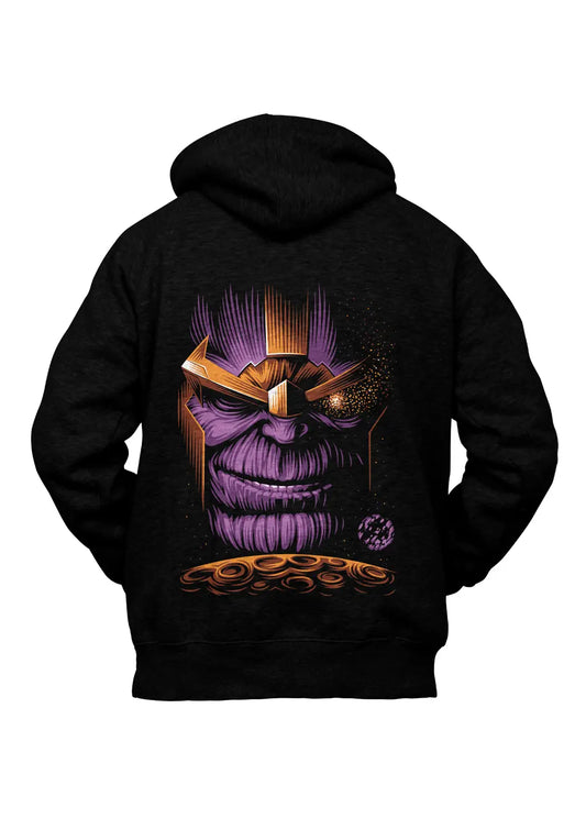 Felpa con Cappuccio Thanos Supereroi Marvel Retro-0