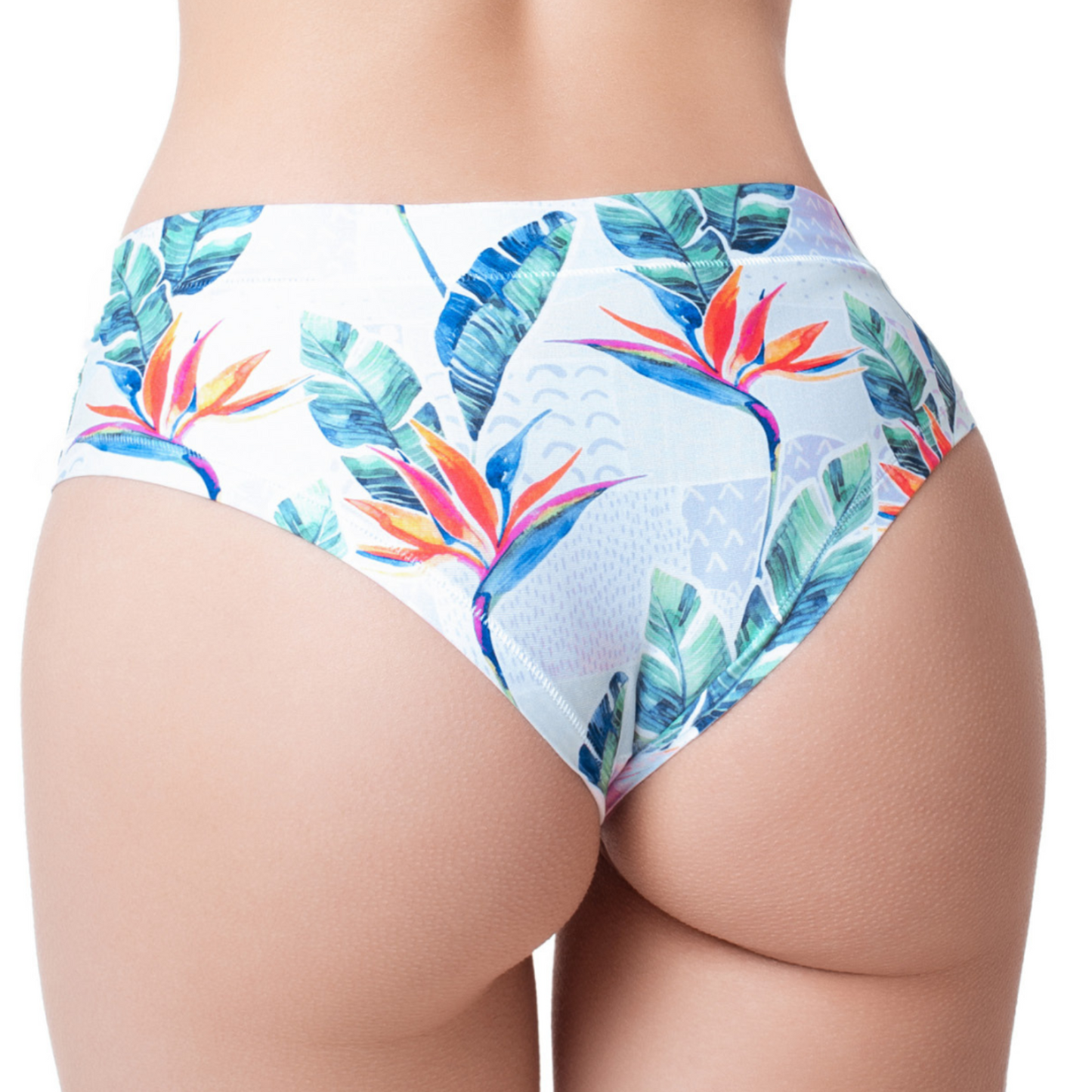 Memème Women’s Ultra-Comfortable FANTASY DREAMS - Flamingo - Panties | Original Prints, Unique Designs | Breathable Cotton Crotch, Stretchy Fit, Soft Flat Seams, No Elastic Bands | Two Styles: Slip/Brief and Thong | Everyday Use-1