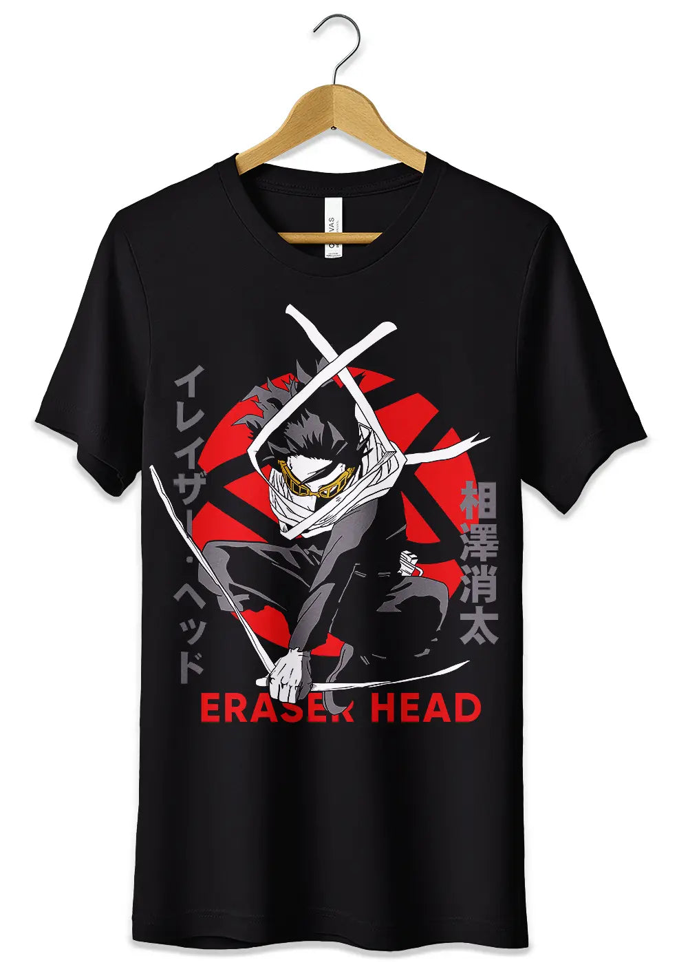 T-Shirt Maglietta Eraser Head My Hero Academia-0