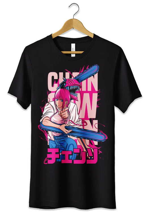 T-Shirt Maglietta Makima e Denji Chainsaw Man-0