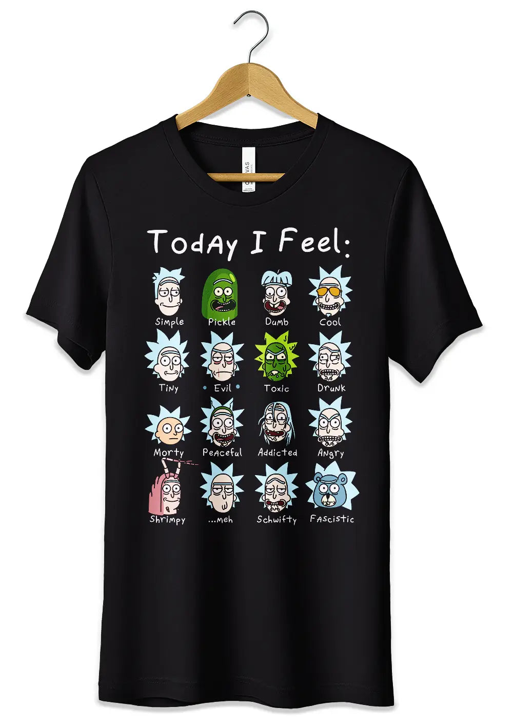 T-Shirt Maglietta Rick Mood of the Day-0