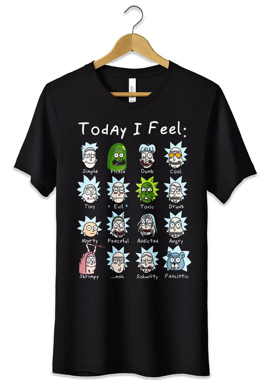 T-Shirt Maglietta Rick Mood of the Day-0