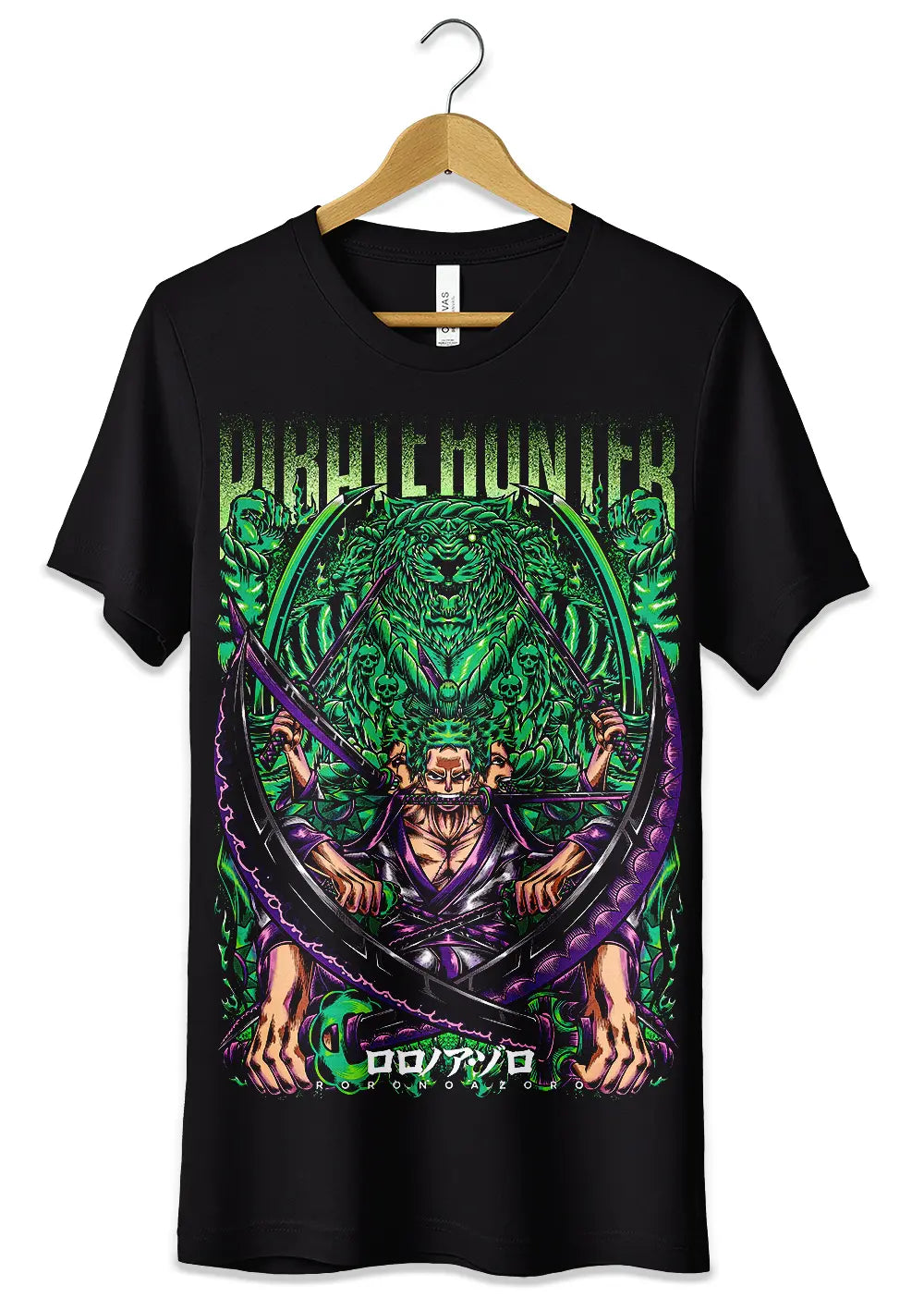 T-Shirt Maglietta Fans Roronoa Zoro Anime One Piece-0